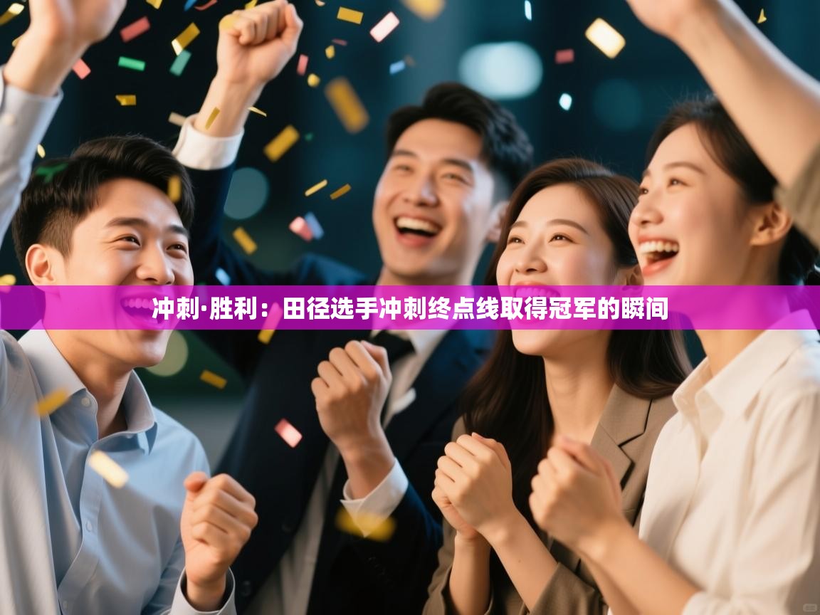 冲刺·胜利：田径选手冲刺终点线取得冠军的瞬间  第1张