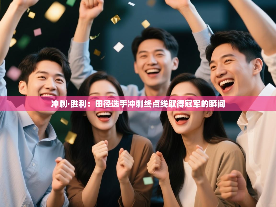 冲刺·胜利：田径选手冲刺终点线取得冠军的瞬间  第2张